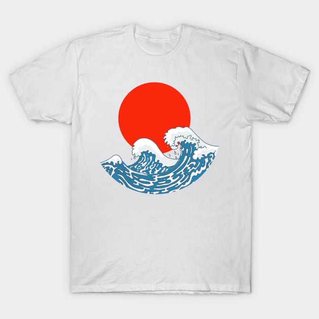 Japan rising sun T-Shirt by nickemporium1